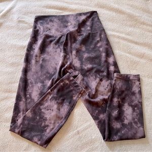 Purple Tie Dye Leggings